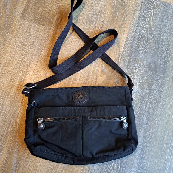 Black Kipling Small Purse Or Crossbody Bag - Picture 1 of 11